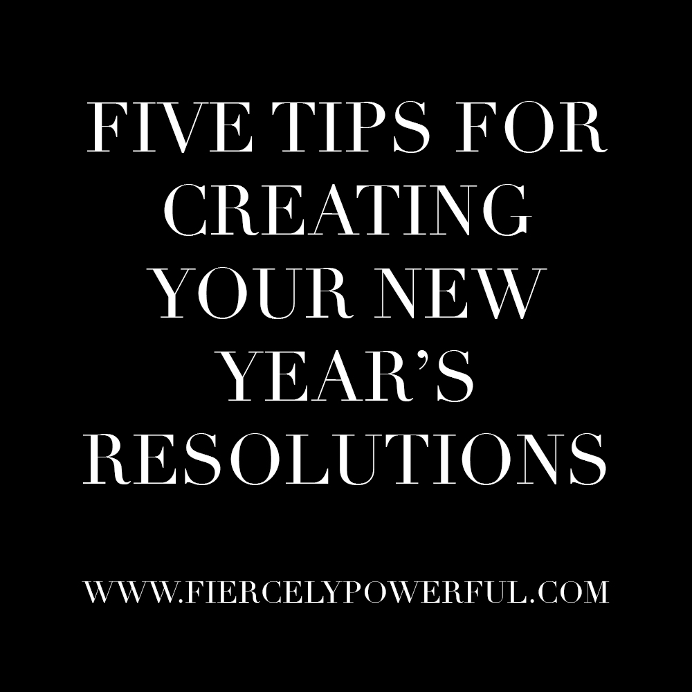 New Years Resolutions Tips